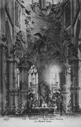 Ansicht des Chors der Kirche Saint Maclou in Rouen